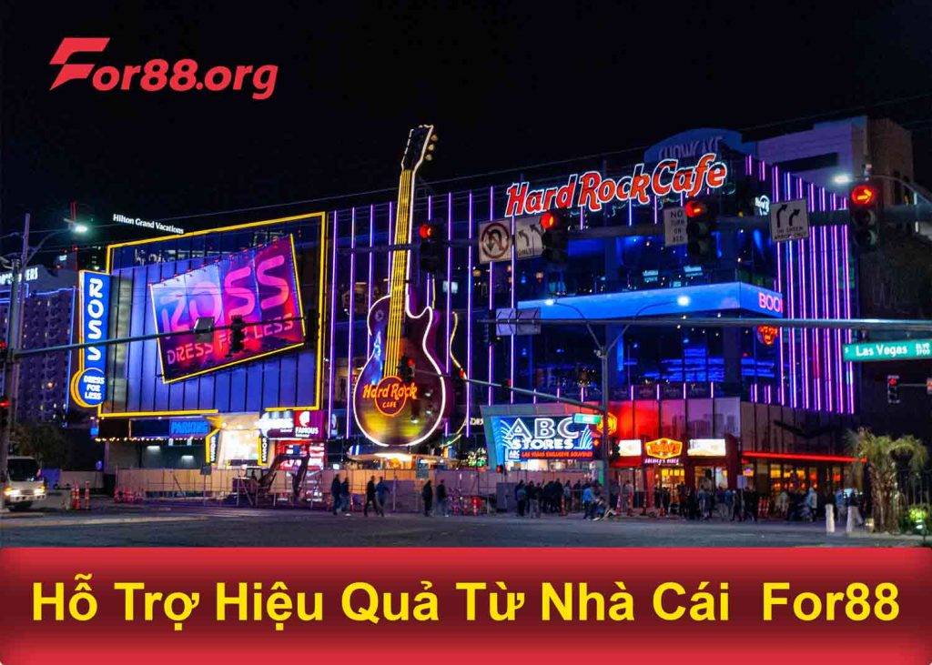 Hỗ trợ hiệu quả từ nhà cái for88