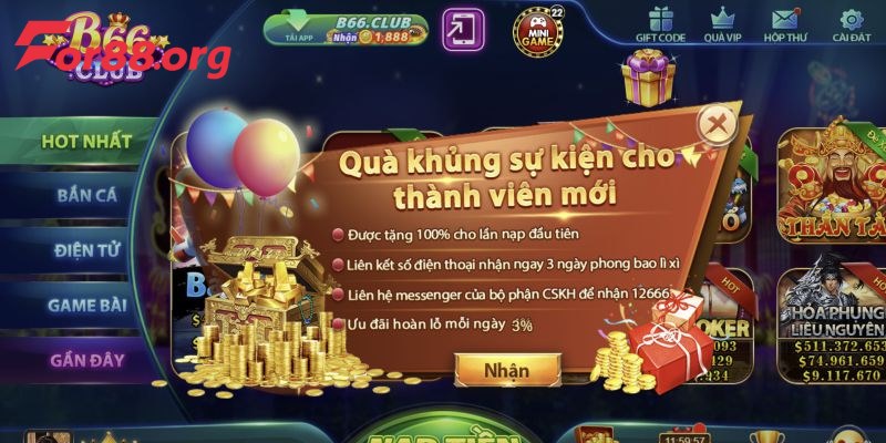 Cổng game B66 club trực tuyến hàng đầu tại Việt Nam